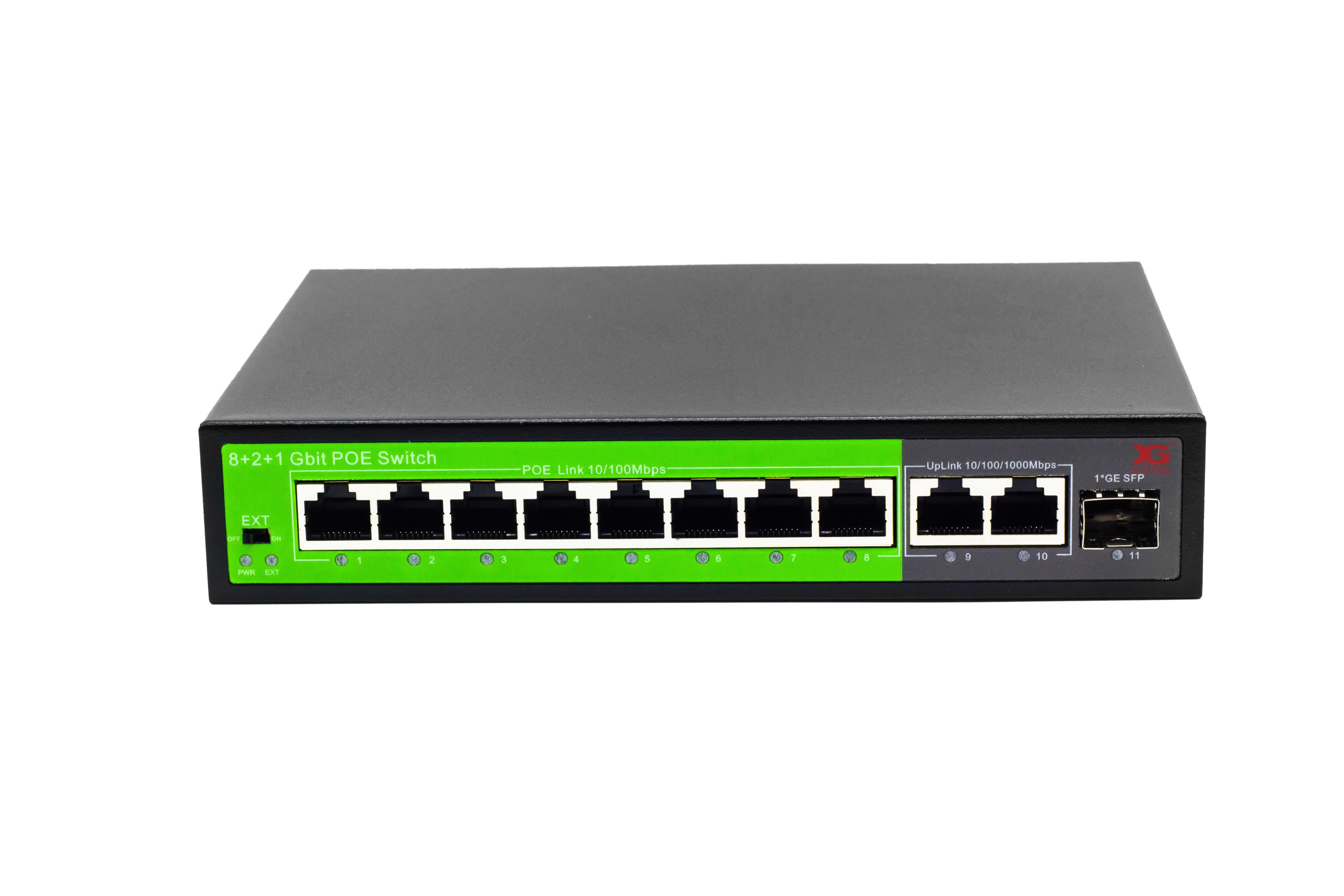 上联千兆8+2+1  GMA-G5208G2-SFP